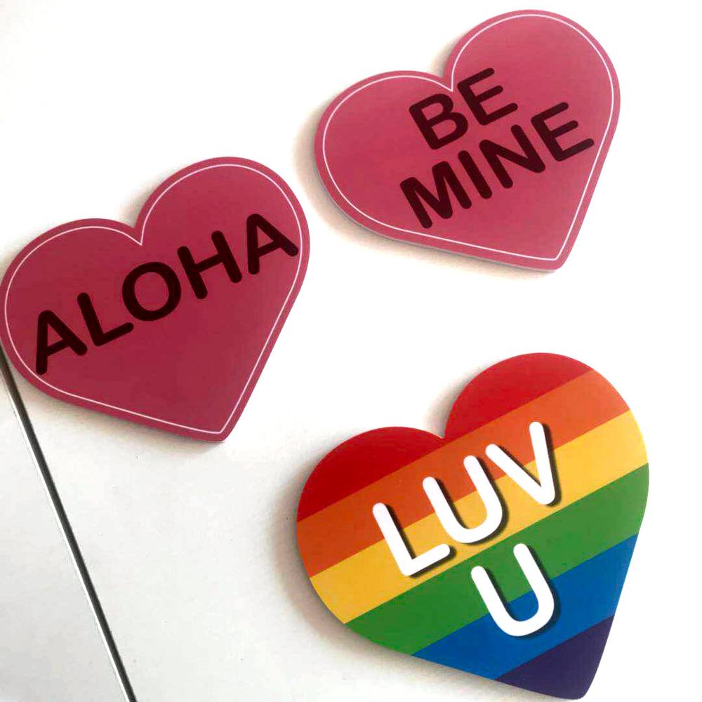 Custom Hand-held PVC Photo Props for people who participate in party and wedding