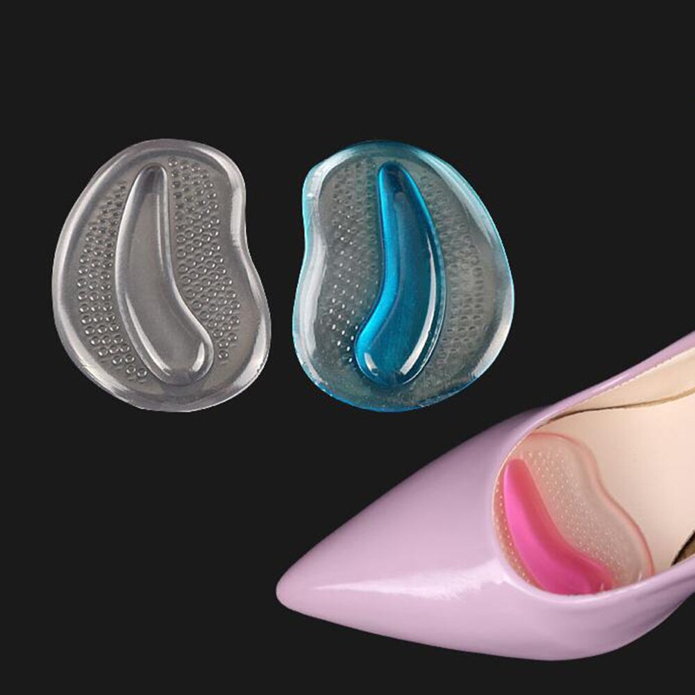 Newest 1Pair Gel Silicone Forefoot Pads Insoles Inserts Massager Anti-Slip Pain Relief