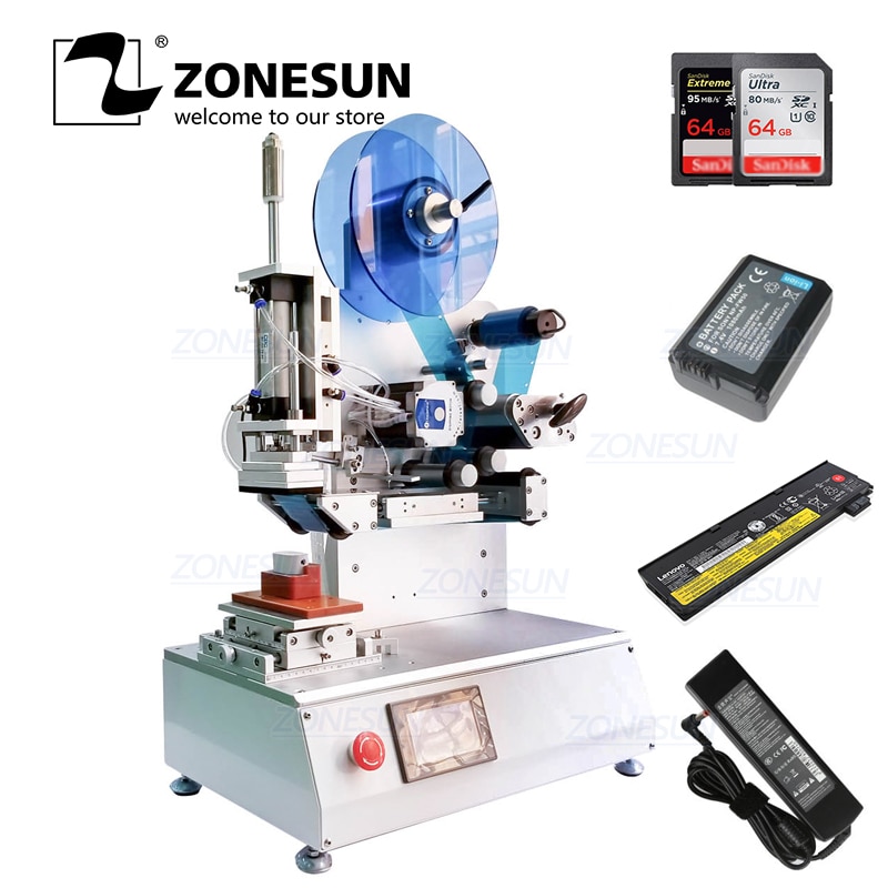 ZONESUN XL-T807 High Precision Labeling Machine Electronic Components Self-adhesive Label Transparent Label