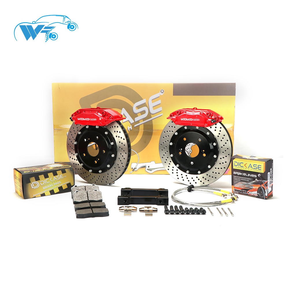 KOKO RACING upgrade brake system WT-F40 caliper 4 pot for using car wheel 18 inches 355mm disc for GTR PREMIUM 2016
