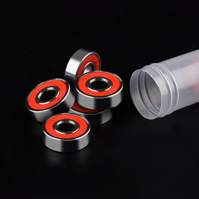 4Pcs 608 Skate Scooter Skateboard Wheels Spare Bearings Ball Roller Precision Shafts Bearing steel 608RS ABEC 9