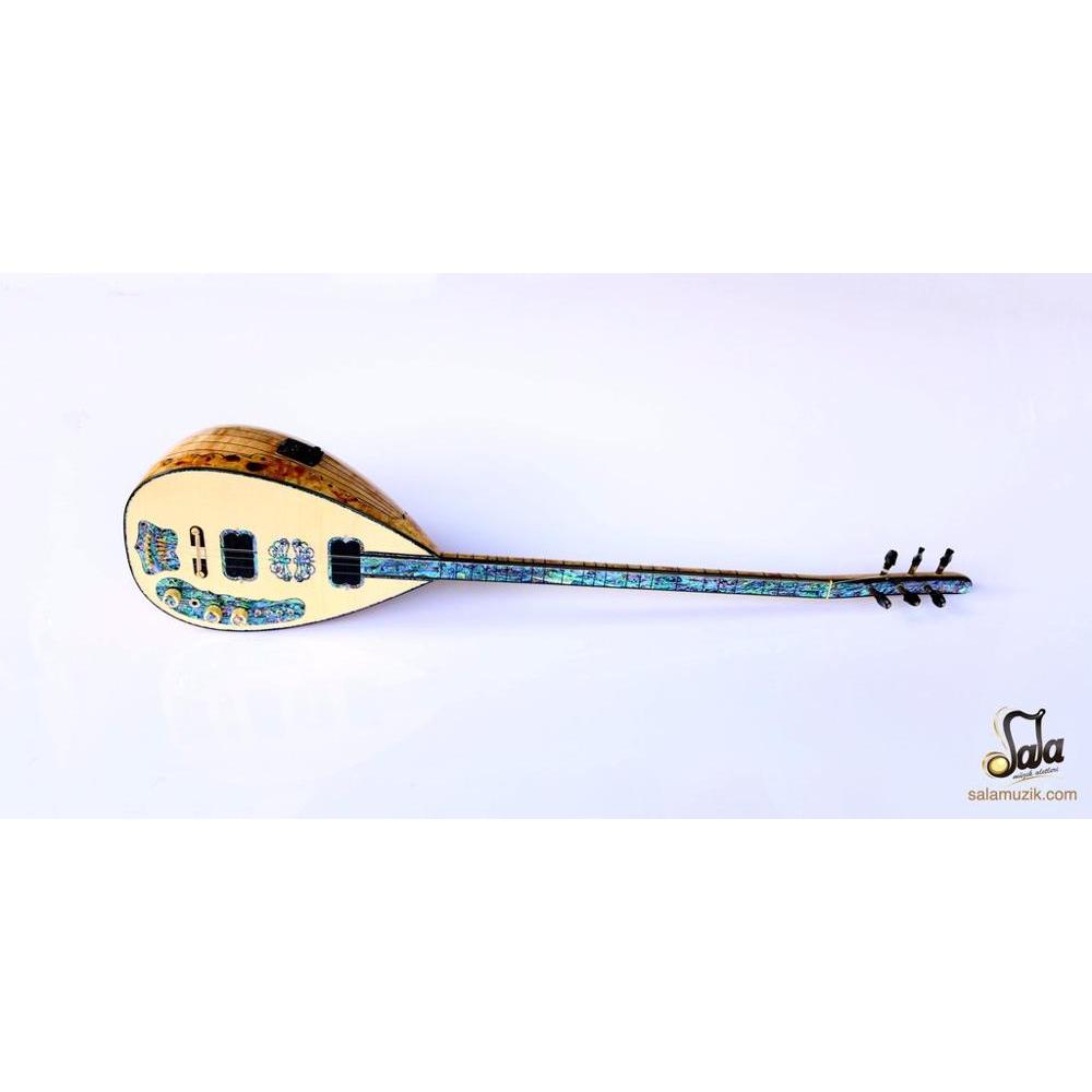 Special Long Neck Maple Electric Electro Baglama Saz SES-203A
