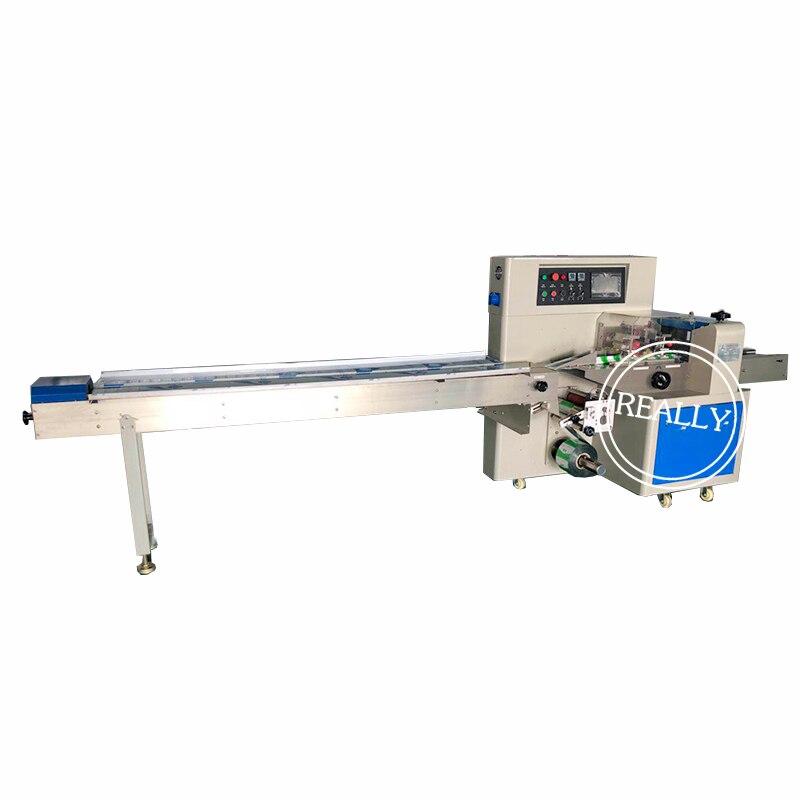 High Speed Chocolate Candy Bar Pillow Package Machines Mini Flow Pack Machine