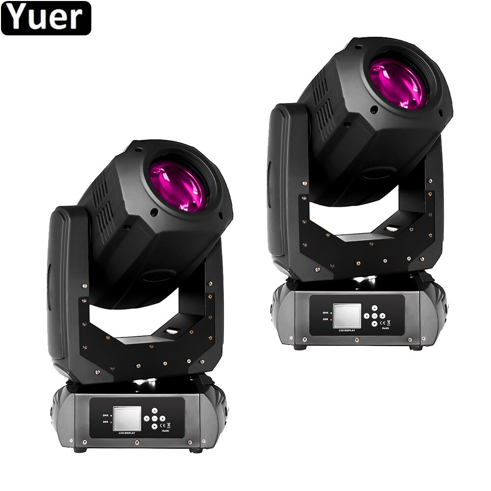 2Pcs/Lot 3IN1 Lyre Beam Spot Wash 200W Moving Head Light 17CH DMX512 Sound Party Lights DJ Disco Wedding Club Bar Stage Lighting