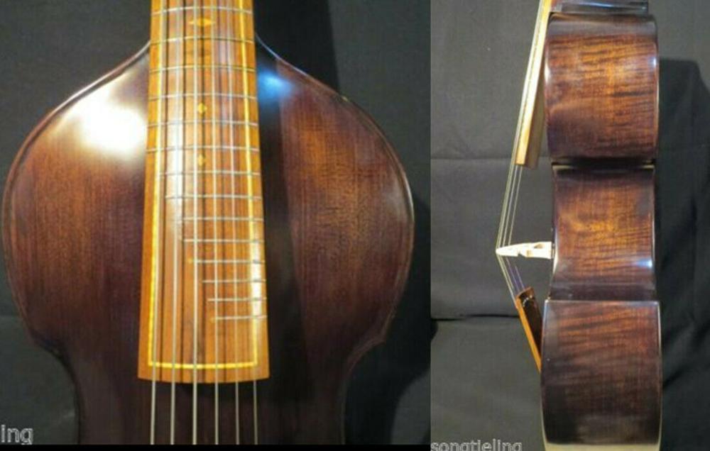 Baroque style SONG maestro soprano concert 6 strings 24 3/4"viola da gamba #8454