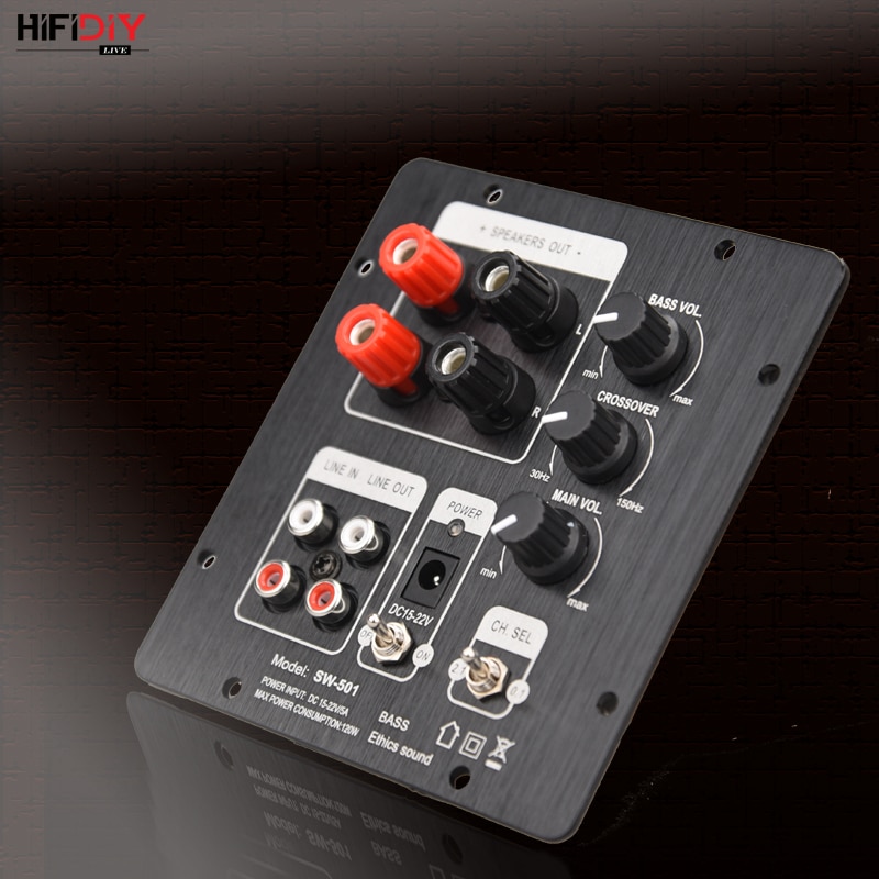 HIFIDIY LIVE speakers 2.1 Subwoofer Speaker Amplifier Board TPA3118 Audio 30W*2 +60W Sub AMP With Independent 2.0 Output