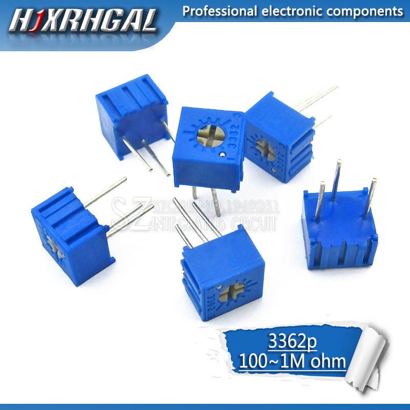 1PCS 3362P 101 201 501 102 202 502 103 203 503 104 204 105 Trimpo Trimmer Potentiometer 3362 500R 1K 2K 5K 10K 20K 50K hjxrhgal