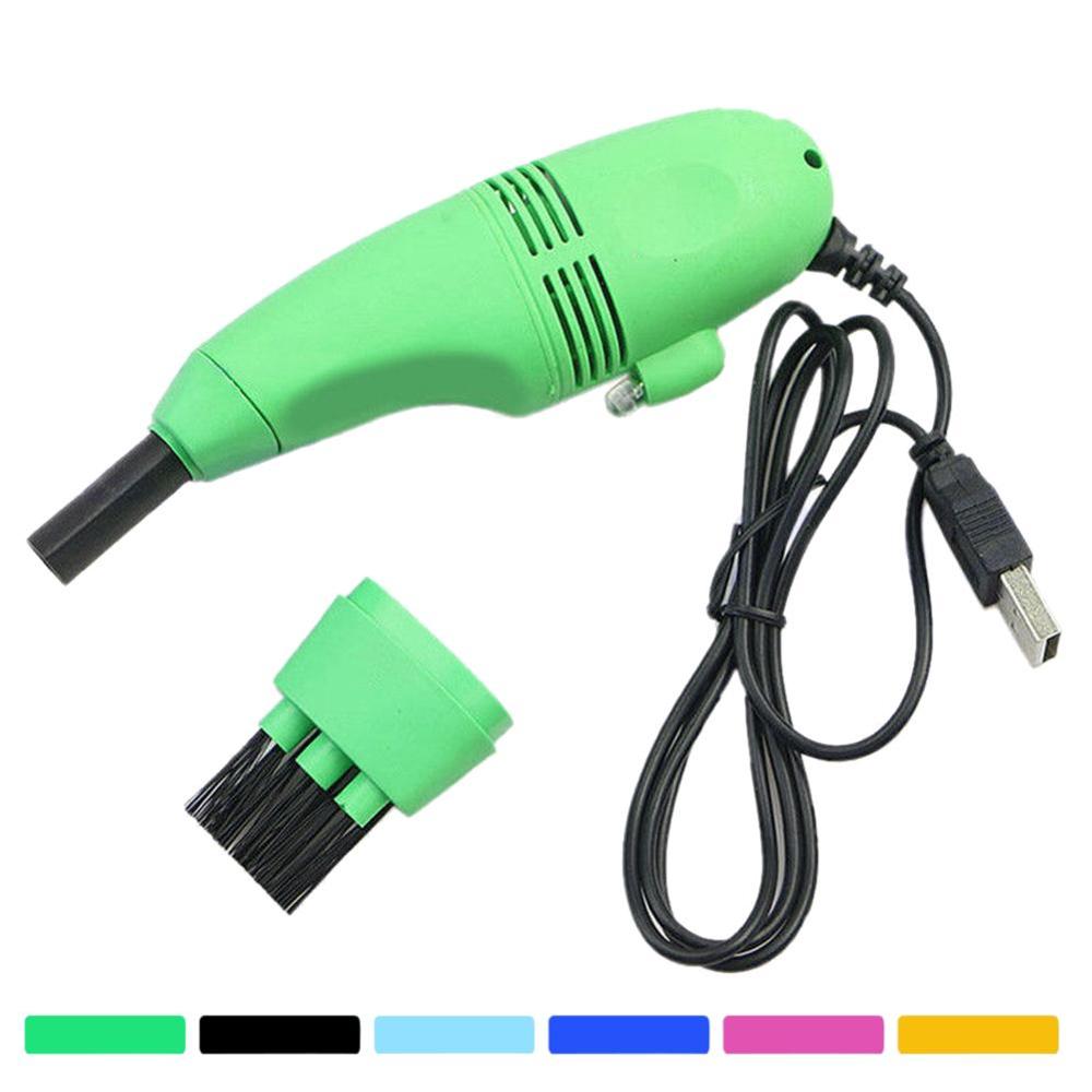 Mini USB Car Vacuum Cleaner Computer PC Laptop Brush Auto Interior Air Vent Gap Dust Dust Cleaning Kit Tools
