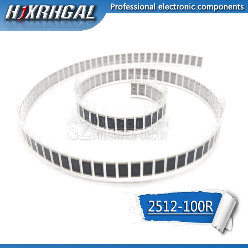 1PCS 2512 SMD Resistor 100 ohm 1W 5% 100R 101 hjxrhgal