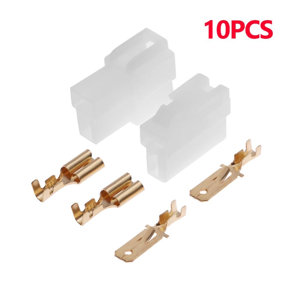 Universal T-Type 2 Pin DC Power Male Female Connector Plug for Kenwood Yaesu Icom Vehicular Radio Walkie Talkie dropshipping