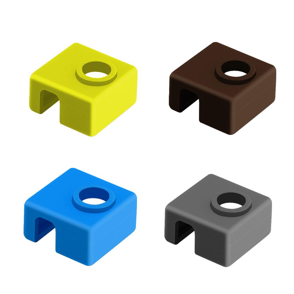 3D Printer Parts MK8 Protective Silicone Sock Cover Case For Heater Block MK7/MK8 Silicone Hot End Sock for Ender 3 CR10 Printer