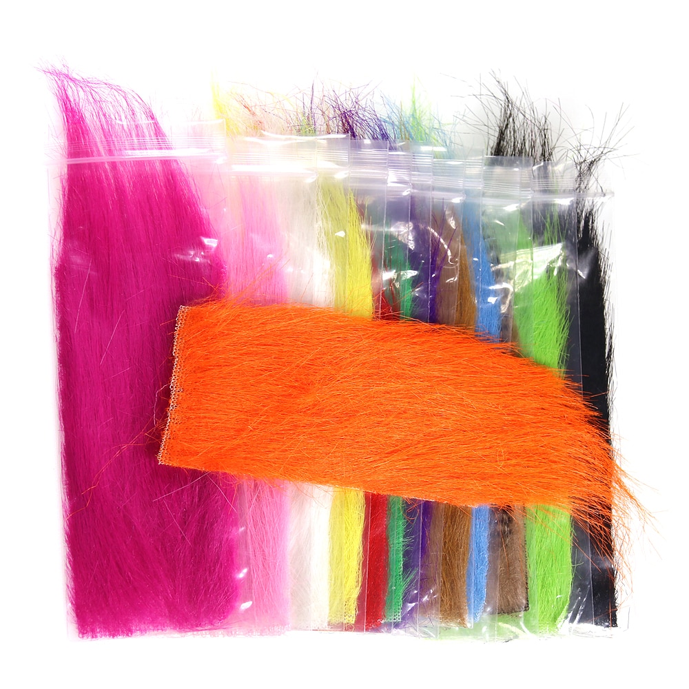 ICERIO 1 Bag Furabou Craft Fur Soft Synthetic Fiber Streamer Tail Wing Fly Fishing Tying Materials