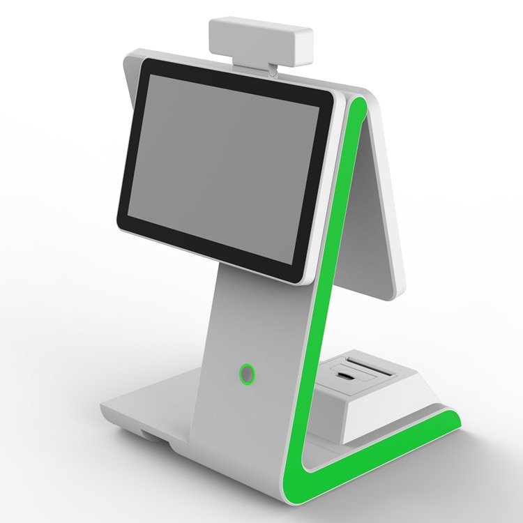 Passport scanning system OCR card reader + 10.1 inch / 13.3 / 15.6 inch dual screens payment POS terminal