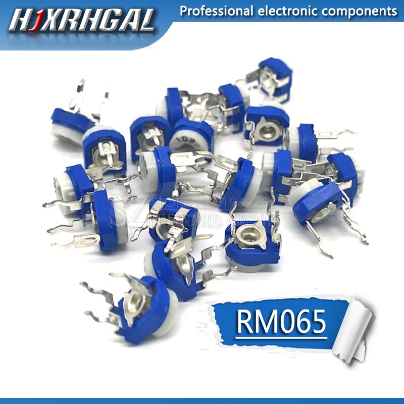 1pcs RM065 RM-065 100 200 500 1K 2K 5K 10K 20K 50K 100K 200K 500K 1M ohm Trimpot Trimmer Potentiometer variable resistor