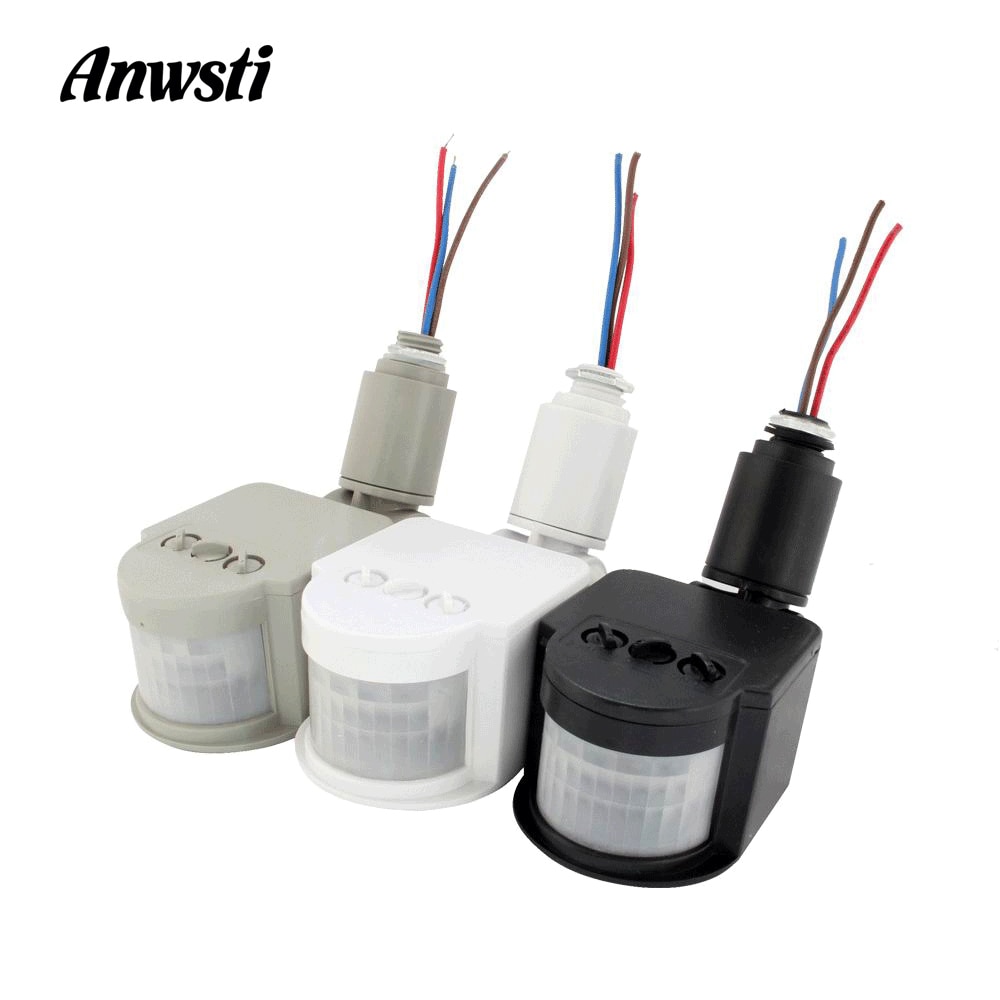 LED Motion Sensor 220V 110V Automatic Infrared 24V 12V PIR Movement Detector Wall Mount Timer Outdoor 12V Sensor Light Switch