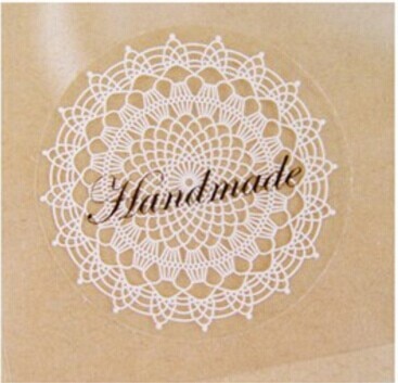 1pack/lot Vintage White Transparent Lace Series PVC Sticker Baking Gift Box Decorative Top Quality