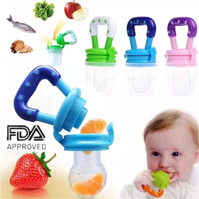 Fresh Fruit Food Kids Nipple Feeding Safe Milk Feeder Baby Pacifier Bottles Nipple Teat Fresh Fruit Nibbler