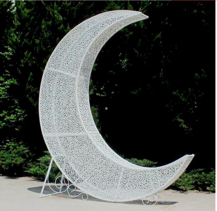 New wedding props tie yi moon boat European fantasy fairy tale theme wedding hotel stage large props layout