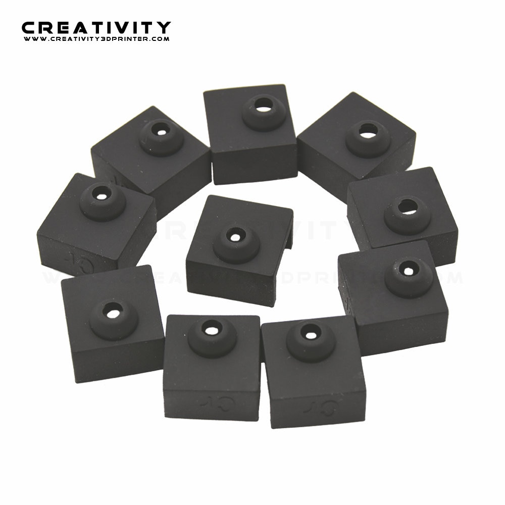 MK8 Silicone Sock Upgrade For Cover Aluminum Block MK7/MK8 Silicone Case Sleeve Use 3D Printer Ender 3 CR10S Hotend Heater