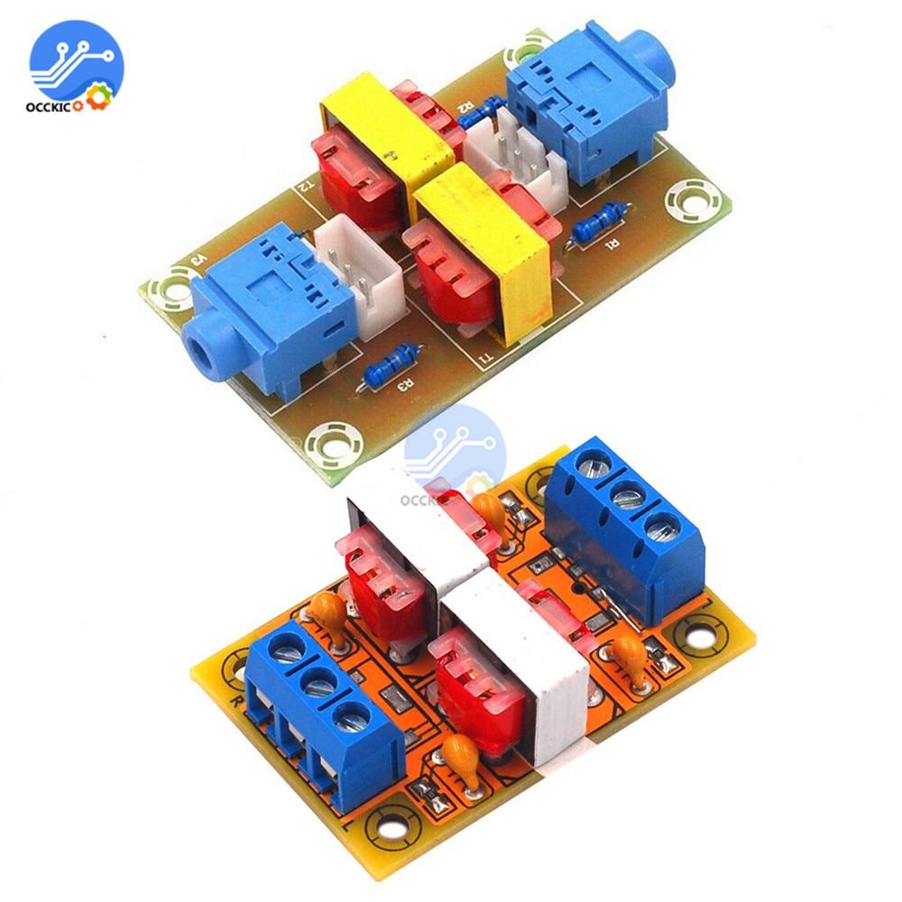 HiFi Audio Isolator Acoustic Noise Isolation Sound Filter Noise Reduction Acoustic Audio Stereo Ground Loop Suppressor