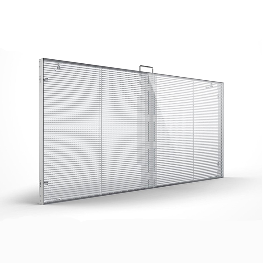 Hot transparent led screen p3.9 indoor window shop led displays