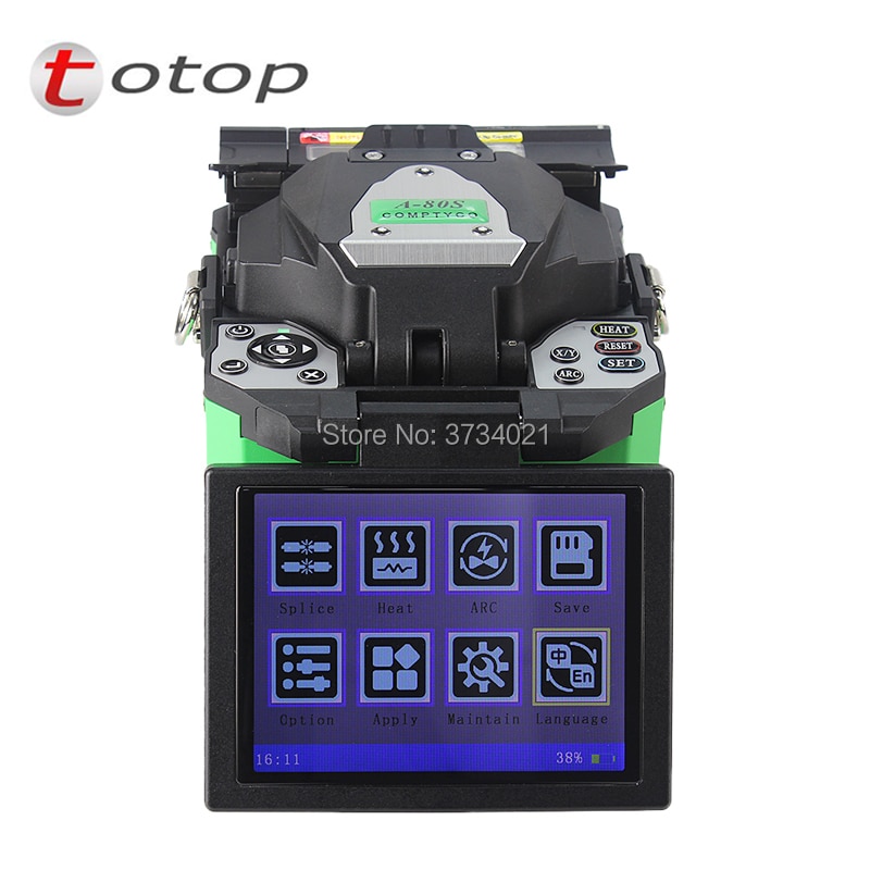 Free Shipping COMPTYCO A-80S FTTH Fiber Optic Welding Splicing Machine Optical Fiber Fusion Splicer
