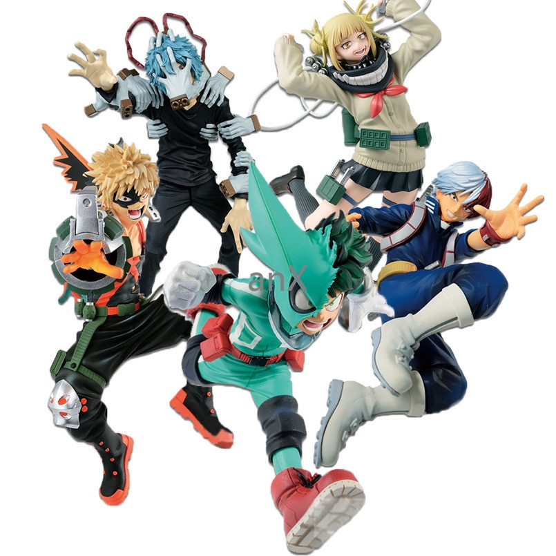19CM My Hero Academia Figure Deku Figurine Himiko Shigaraki Todoroki Shoto bakugou katsuki Action Figure PVC Model Toys