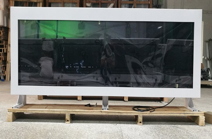 Ip65 wall mounted 2000cd waterproof digital signage Multimedia advertising player 65 inch with pc buit in screen monitor