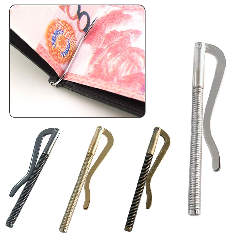 Replace Parts Spring Money Holder Clip fashion Unisex Metal Bifold Money Clip Bar Wallet Clamp Cash Holder Men Women Bar Wallet