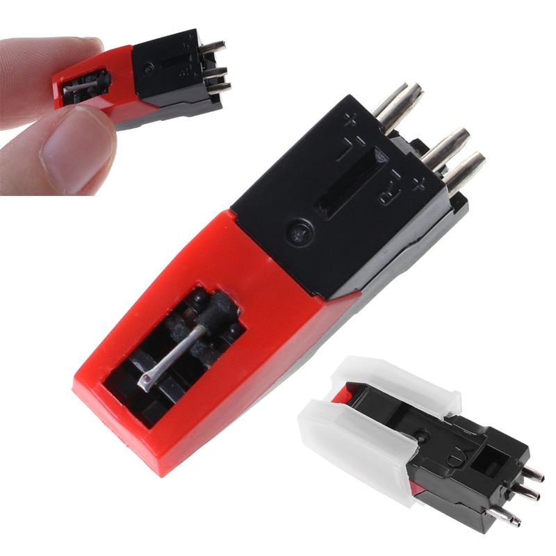 Magnetic Cartridge Stylus with LP Vinyl Needle Turntable Phonograph Gramophone Record Player Diamond Stylus Needles Accessories