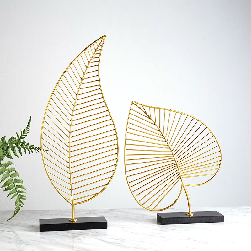 home decoration bedroom desk accessories for living room figure nordic decorative golden home decor figures funiture salon art