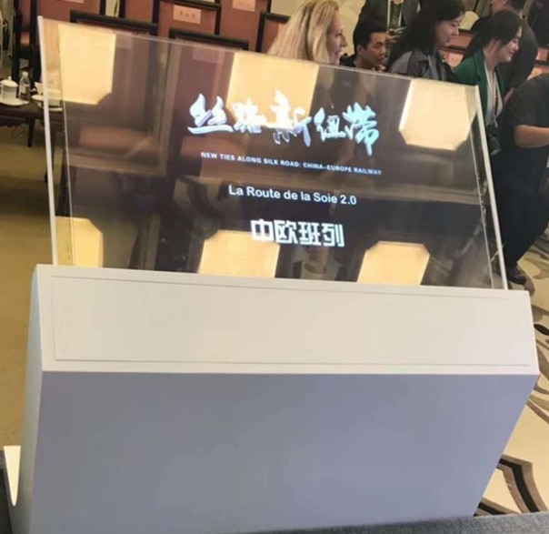 55 inch advertising transparent OLED display