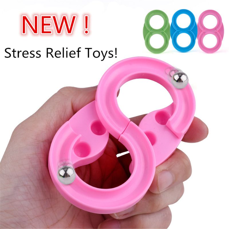 New Stress Relief Toy 8 Track Fidget Pad Spinner Challenging Desk Toy Handle Toys