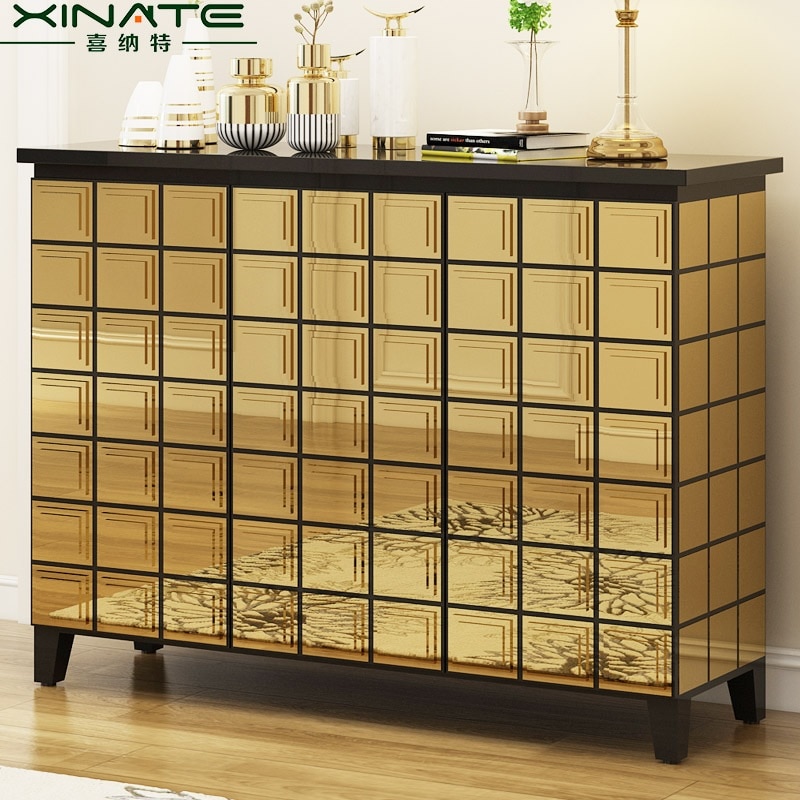 10x PACK, 150cm Length Mirror Glass Cabinet / 90cm High