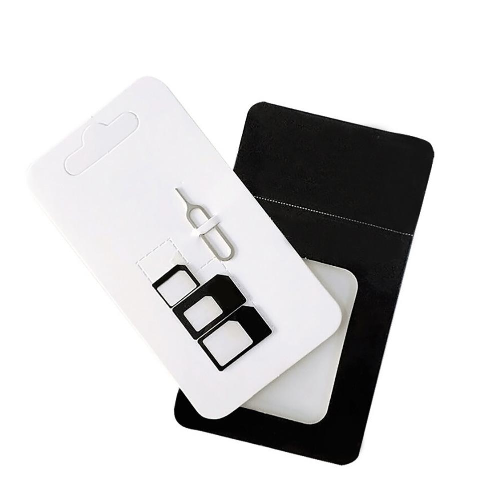 4Pcs Universal Mobile Phone SIM to Micro/Standard Card Adapter Mobile Phone SIM to Micro/Standard Card Adapter Converter