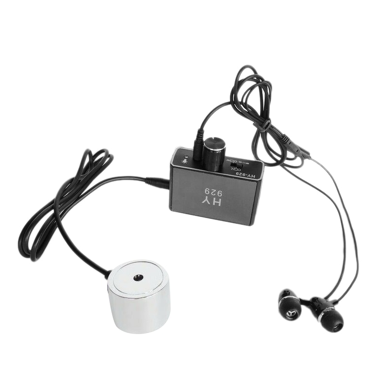 DIY HY929 High Strength Wall Microphone Voice Listen Detecotor for Engineer Water Leakage Oil Leaking Hearing
