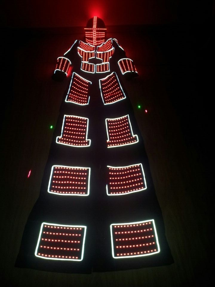 Free shipping LED ROBOT / LED Robot suits / Kryoman costume / Robot suits