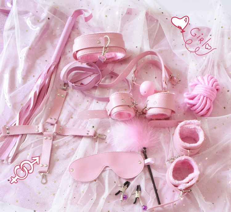 Sex Products Erotic Toys Bdsm Bondage Handcuffs Nipple Clamps Gag Whip Rope Sex Toys tools For Adults Couples