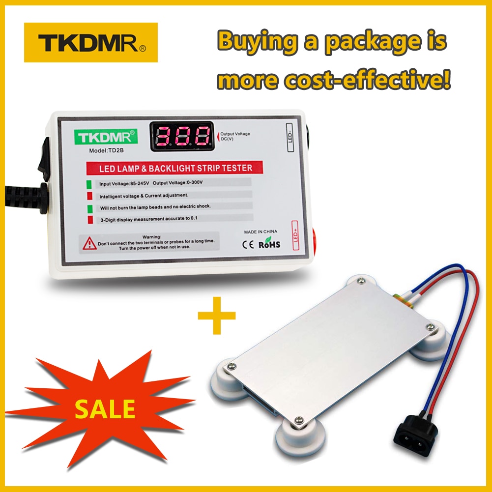 TKDMR LED Lamp Bead and Backlight Tester no Need Disassemble LCD Screen All LED Strips Lights Repair Test Output 0-300V