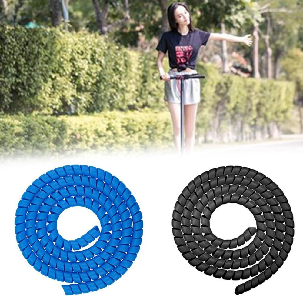 E-bike Scoot Cable Winder Protector Line Organizer For Xiaomi M365 Cable Protector Wire Protection Winding Pipe Wrap