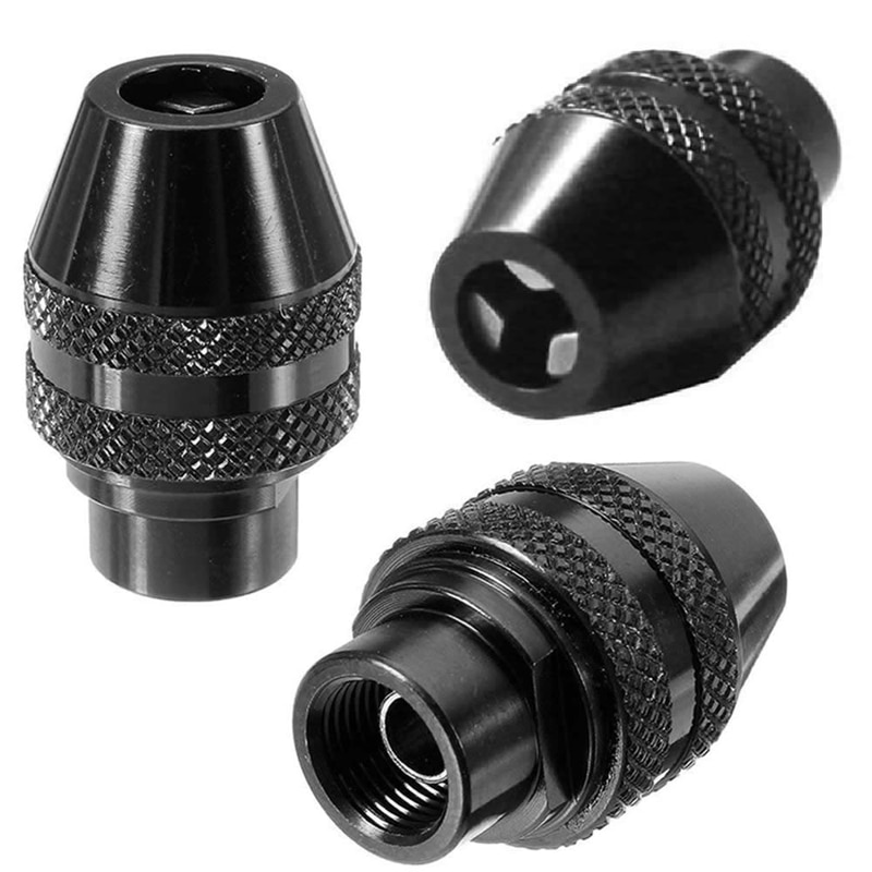 3Pcs Multi Quick Change Keyless Chuck Universal Chuck Replacement For Dremel 4486 Rotary Tools 3000 4000 7700 8200
