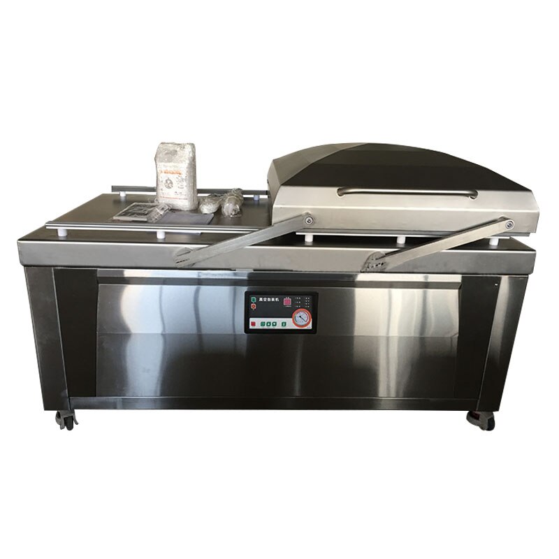 DZ-800-2S double chamber vacuum packaging machine Commercial sealing machine Multifunctional high efficiency vacuum sealer 380v