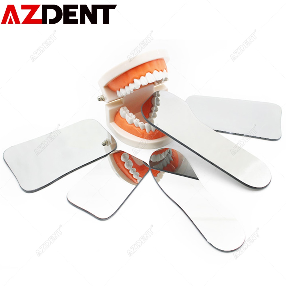 5pcs/set Azdent Dental Orthodontic Dental Photography Double-Sided Mirrors Dental Tools Glass Dental Photography Mirror