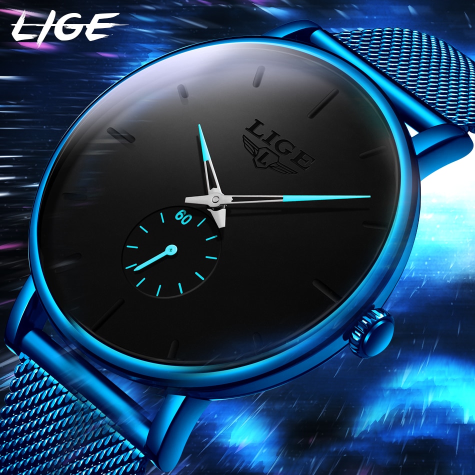 Watch Men 2021 LIGE Sale $ 14.99 Fashion Business Men Watches Top Brand Luxury Waterproof Casual Simple Quartz Watch
