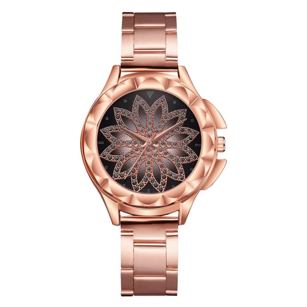 Diamond Female Quartz Watch Three-eye Diamond Female Quartz Watch Point Ladies Watch Point Diamond DropShipping hot sale