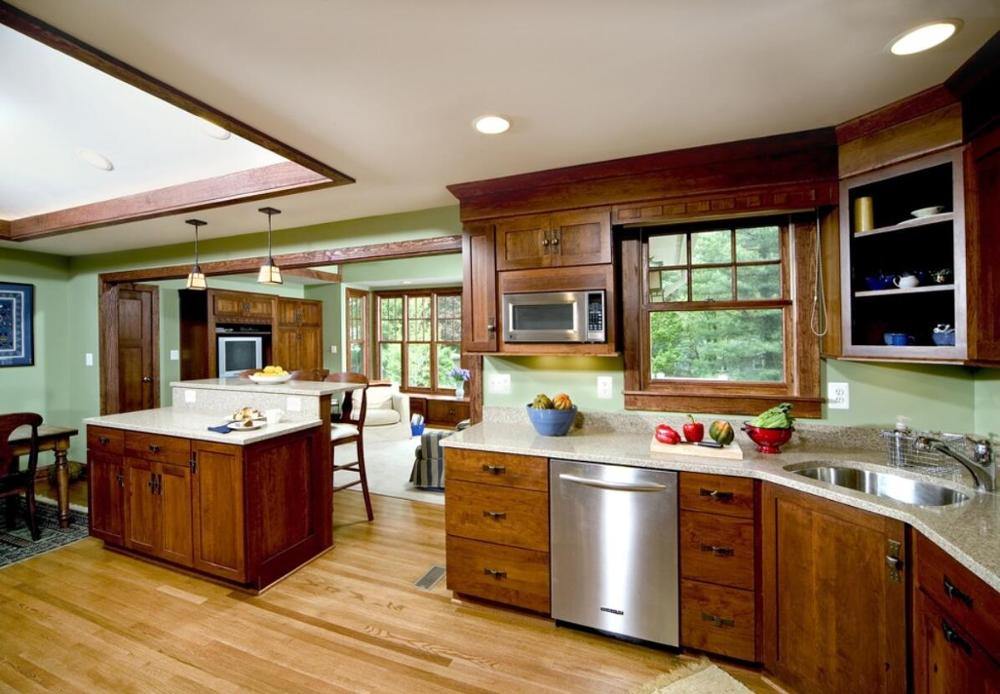 2020 traditional solid wood kitchen furnitures solid timber kitchen cabinets TK219