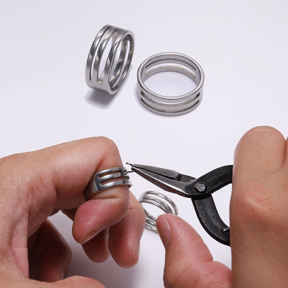 Jump Ring Opening Closing Finger Tool Rings Findings Jewelry Copper&Stainless Steel Tools DIY Craft Jewelry Making