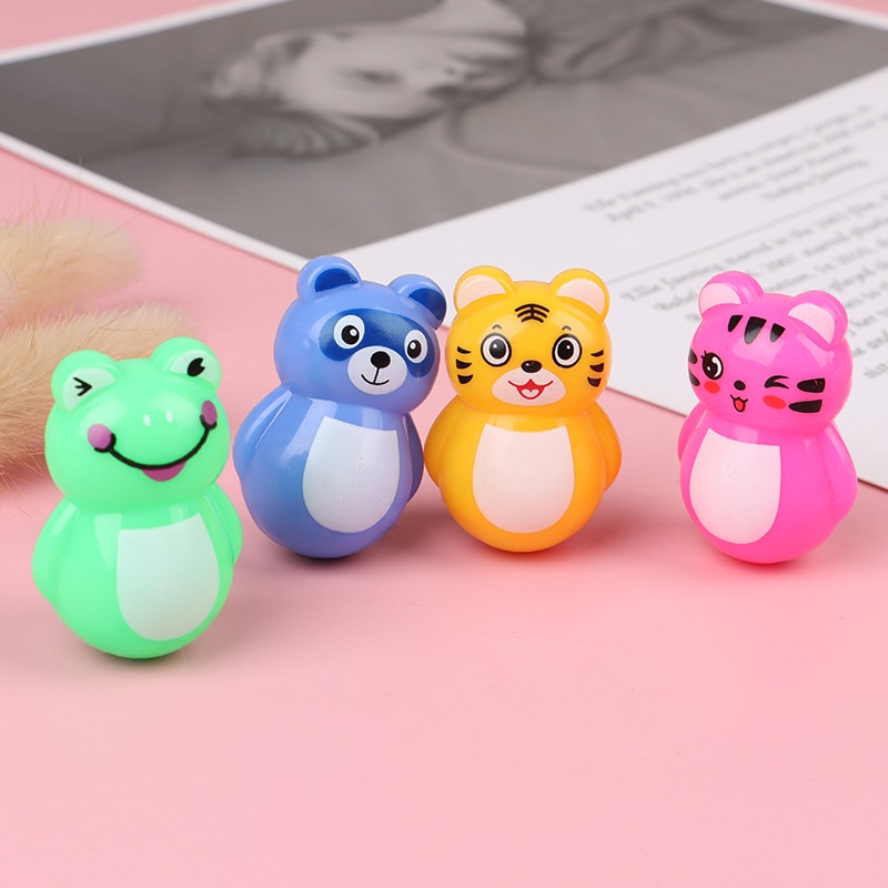 3Pcs Children Party Mini Plastic Tumbler Assorted Small Toys Set Party Favors Toys Gift