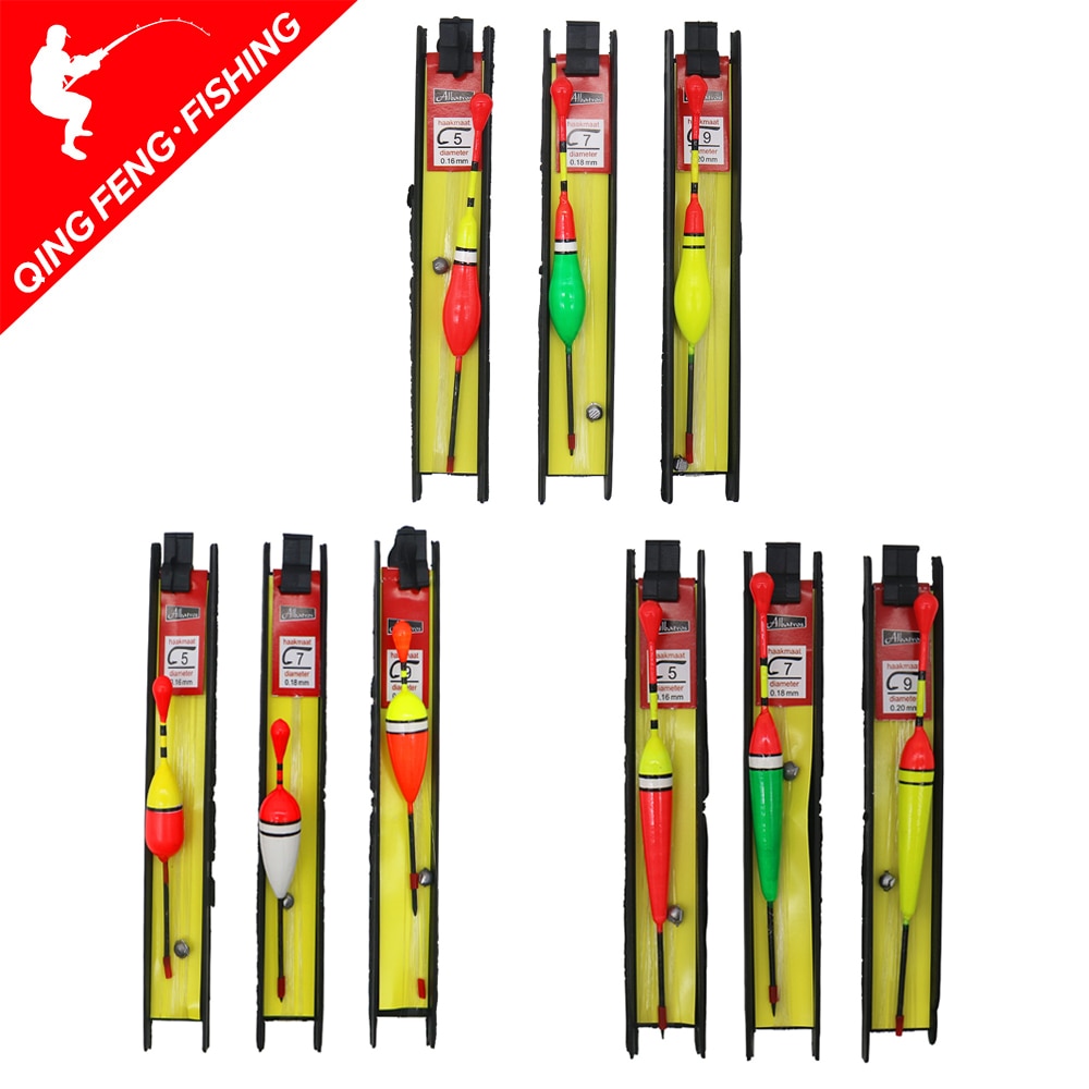 3pcs/lot Carp Fishing Line Bobber Group Fish Float Fishing Tackle China Hook Buoy Fish Floating Tiple Suit Accessories