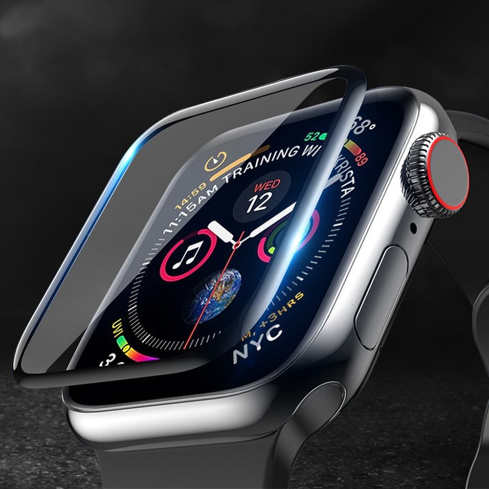 Screen Protector cover For Apple Watch series 6 5 4 3 SE 44mm 40mm 42mm/38mm iwatch Soft Glass film for apple watch accessories